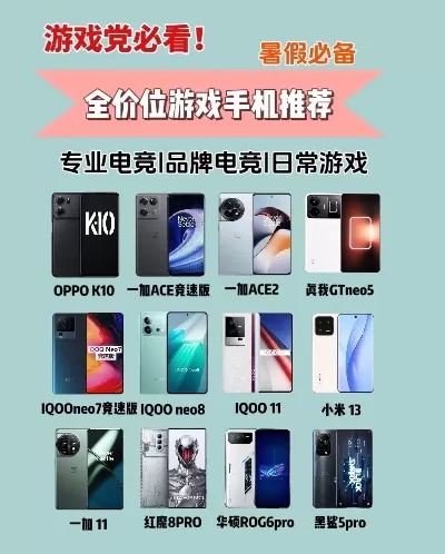 推荐高画质游戏手机排行榜-高画质游戏手机推荐