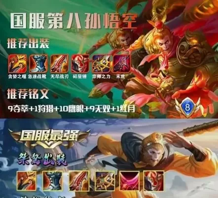 孙悟空大神出装-孙悟空出装战力指南