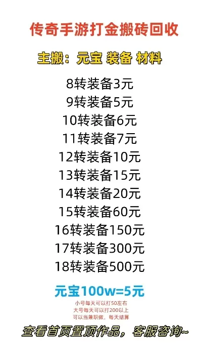 适合搬砖的传奇手游排行榜-传奇手游搬砖排行榜