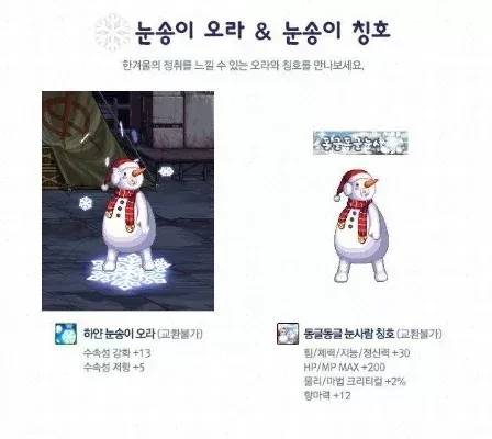 手游dnf雪人套有属性吗-雪人套属性解析