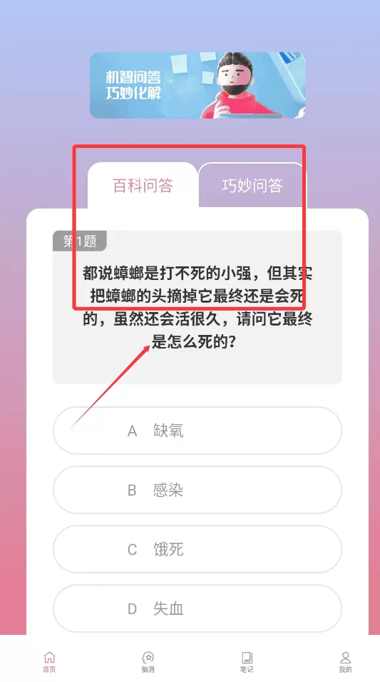 妙答