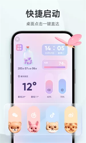 in widget