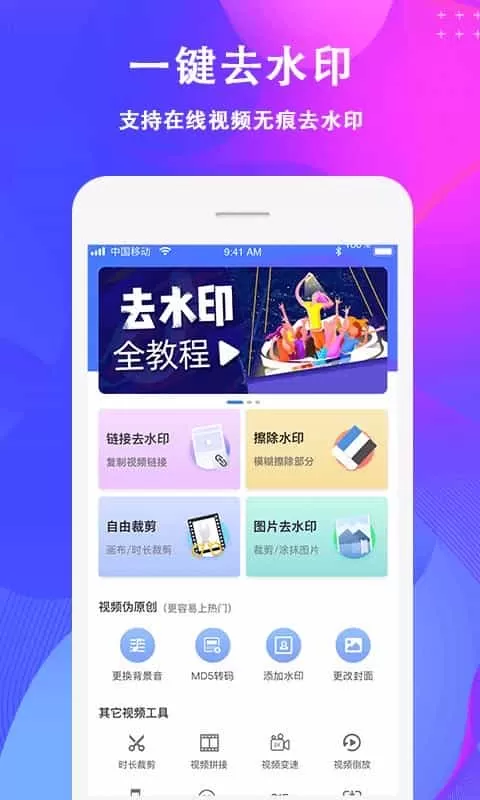 去水印视频制作